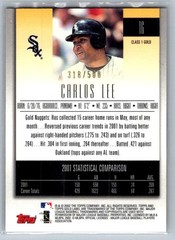 2002 Topps Gold Label Class 1 Gold Carlos Lee 16 318/500