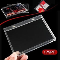 Magnetic Trading Sports Card Holders 175PT Vertical Double Booklet UV Protection