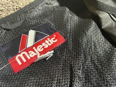 Vintage Majestic Training Hot Jacket — Quarter Zip Cage Jacket — Various Sizes