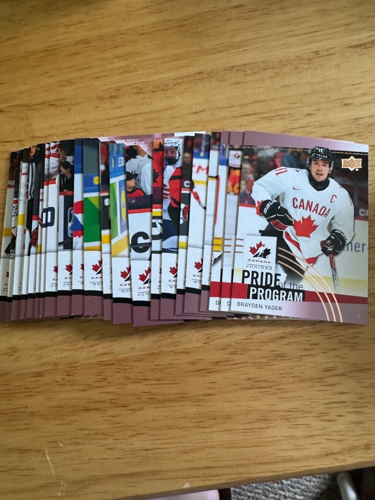 2025 Team Canada Juniors Rose Gold Foil — Complete Your Set