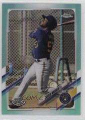2021 Topps Pro Debut Chrome Aqua Refractor /75 Zavier Warren #PDC-55 0x36