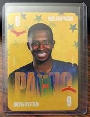 2026 Club Legacyz Icons Willian Pacho Comic Book Heroic Stopper 3/50