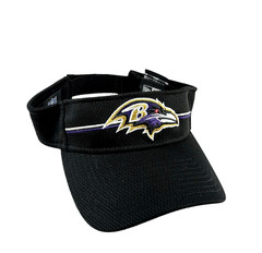 Baltimore Ravens NFL Adjustable Visor Black Football Hat | New Era