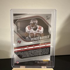 Panini 2025 Prizm Black Ronde Barber Buccaneers #143 Serial Numbered 152/175