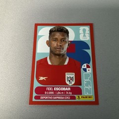 Panini FIFA World Cup 2026 Soccer Sticker PAN 4 Fidel Escobar Panama Red