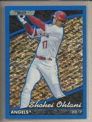 Shohei Ohtani 2022 Topps Update Topps Black Gold BLUE Parallel #BG-1 Dodgers