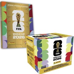 PRESALE FIFA World Cup 2026 Stickers 50-Pack Box Gold Limited & Hardcover Album