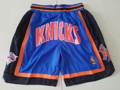 New York Knicks Swing Retro Men Blue Basketball Shorts