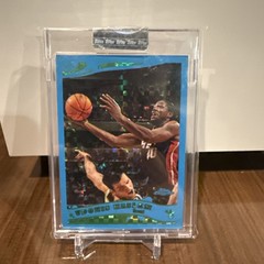 2005-06 Topps Chrome Udonis Haslem Blue Xfractor #/90 Heat