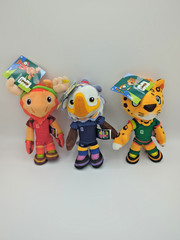 FIFA World Cup 2026 Mascot 8” Plush Complete Set Zayu Maple Clutch Jazwares NWT
