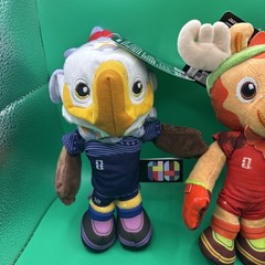 FIFA World Cup 2026 Mascot 8” Plush Lot (2) Canada Maple USA Clutch Jazwares NWT