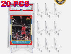 20 PCS Clear Acrylic Trading Card Stand for Coins Sports Cards Display Holder#==