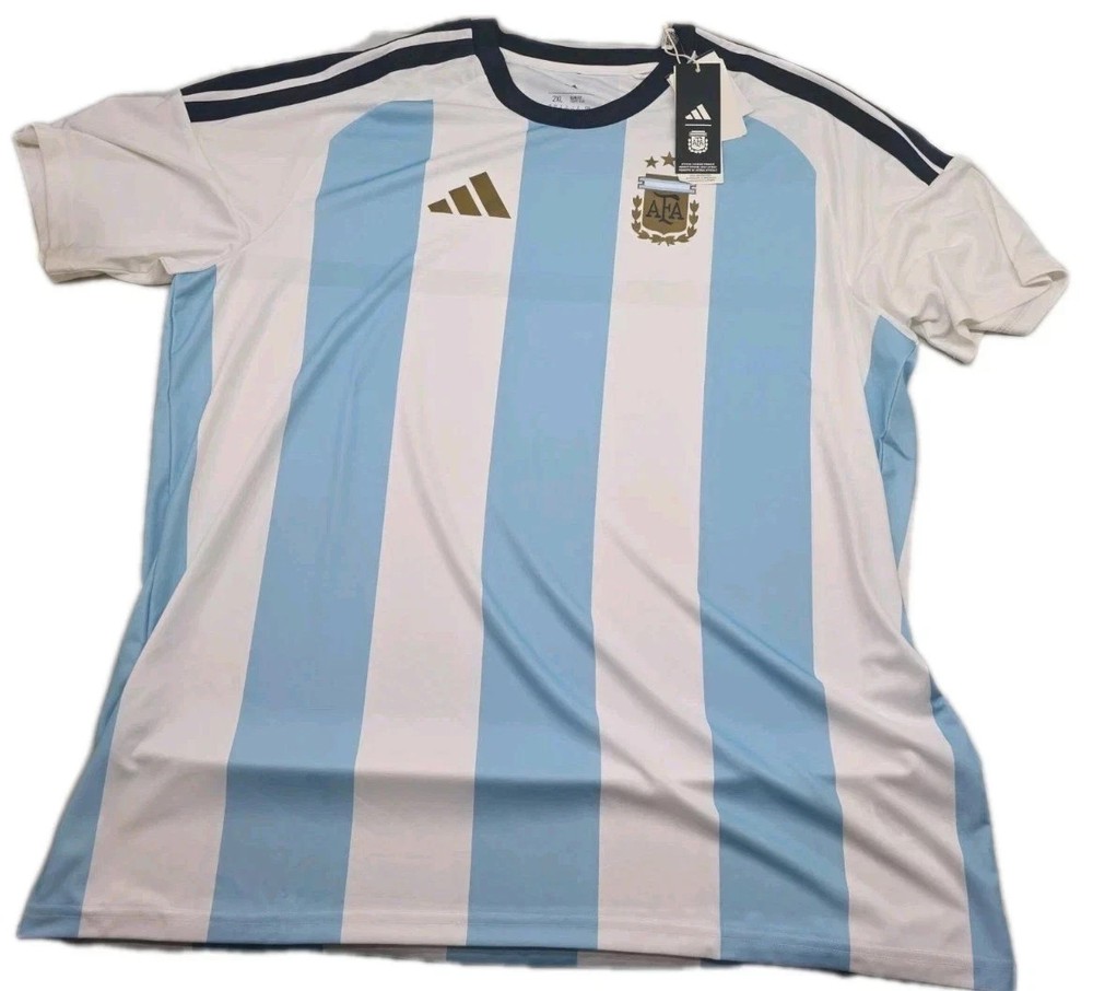 Argentina National Team Soccer Jersey — MENS XL World Cup Fan Ed. Adidas NWT