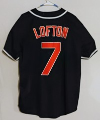 Kenny Lofton Cleveland Indians 1995 World Series Jersey XL Blue