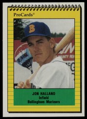 1991 ProCards Jon Halland Bellingham Mariners
