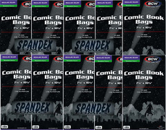 1000 — BCW Silver Regular Resealable 2-Mil Polypropylene Comic Book Bags!