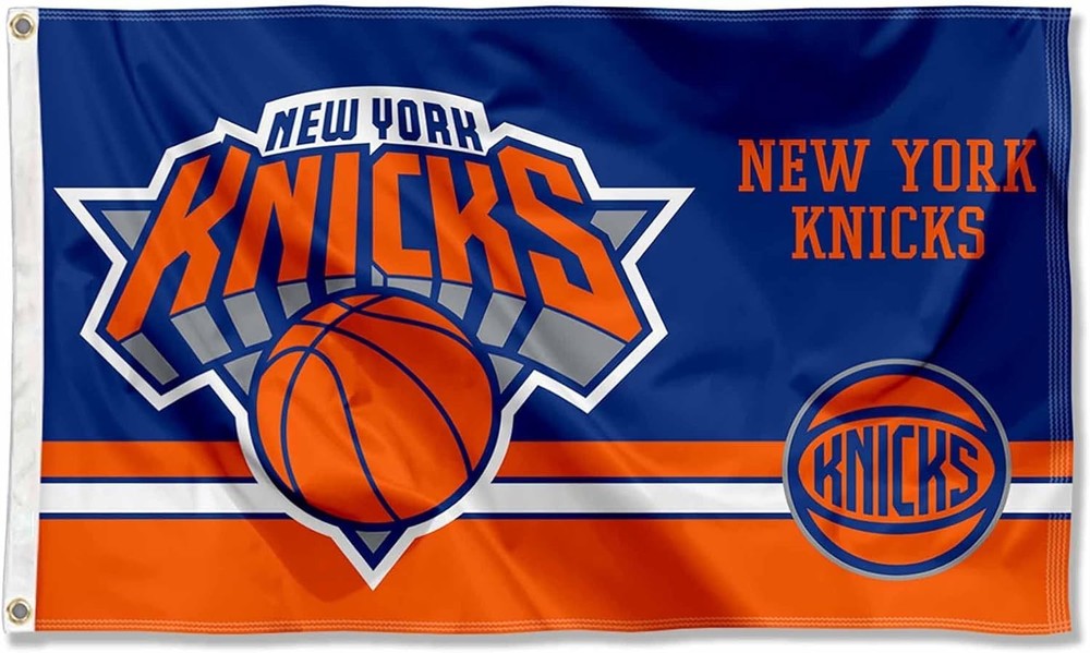 New York Knicks Dual Logo Indoor Outdoor Flag Banner