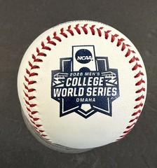 2026 NCAA MEN’S COLLEGE WORLD SERIES OFFICIAL BASEBALL + JERSEY PATCH COMBO