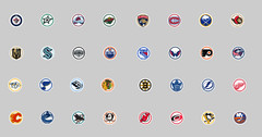 Handcrafted Hockey Team Magnets 0.9″ FULL SET/ALL 32 TEAMS. For Fan Standings