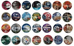 NFL Assorted Teams Wincraft 20 1/4″ Diameter Team Logo 500 Piece Puzzle NEW!