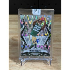 2025 Panini Phoenix Matthew Golden Packers Rookie Auto #174 Seismic /99 Packers