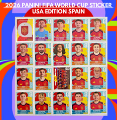 2026 Panini FIFA World Cup Spain Stickers Pick Your Number ESP1-ESP20 lamine