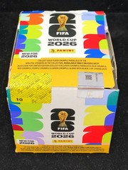 AUTHENTIC 2026 Panini FIFA World Cup Sticker Box Gold Online Exclusive Sealed