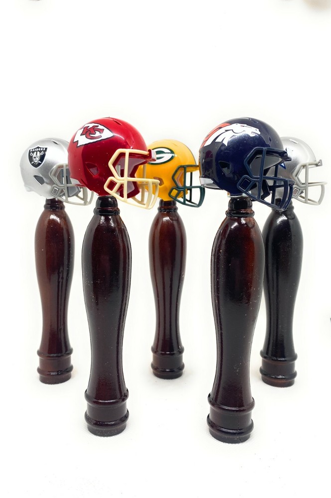 NFL Helmet Pub Style Beer Tap Handle All Teams Available Cherry