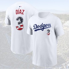 Los Angeles Dodgers USA 250 Fourth of July Name & Numb: Betts, Freeman, Yamamoto