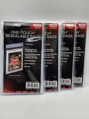 Ultra Pro One-Touch Resealable Bags 4 Packs of 100, 400 Total Bags