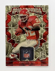 2022 Panini Spectra Epic Legends #12 Marcus Allen NFL Shield Patch 1/1 Chiefs