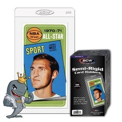 BCW Semi Rigid Tall Card Holder #3 50Ct Pack FREE SHIP