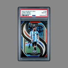 Lionel Messi PSA 8 NM-MT 2024-25 Select FIFA Mezzanine Multi-Color Argentina