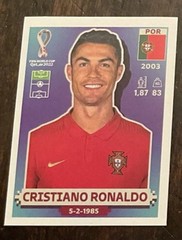 2022 Panini — Portugal 18 Cristiano Ronaldo World Cup Sticker