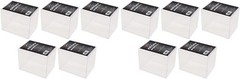 10 BCW 150 Count Hinged Card Storage Boxes Clear Sports Case Holder Trading