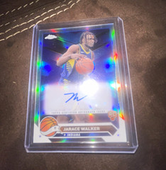 Topps 2023-24 Chrome Jarace Walker Rookie Auto Indiana Pacers #CG-JAW