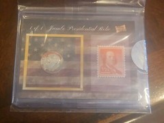1/1 jumbo presidential relic one of one Ben 1 Benjamin Franklin card coin USA 1#