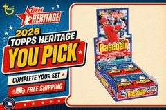 2026 Topps Heritage Baseball Base Cards #1-200 – You Pick / Complete Your Set