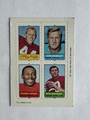 1969 Topps 4 In 1 Jerrell Wilson / John Bramlett / Floyd Little / Pete Beathard