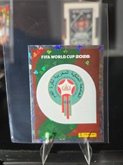 2026 Panini FIFA World Cup Stickers Emblem FOIL #MAR1 Morocco