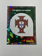 Panini Fifa World Cup 2026 Sticker — Portugal Team Badge Foil Holo POR 1