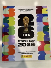 2026 Panini FIFA World Cup Hardcover Sticker Album + Stadium Box Costco Opened