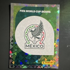 Panini FIFA World Cup 2026 MEX 1 Mexico Team Crest Badge Logo Soccer Sticker