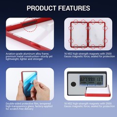 1-10x Magnetic Trading Card Case One Touch Fits Ultra Pro 35PT/55PT slab Display