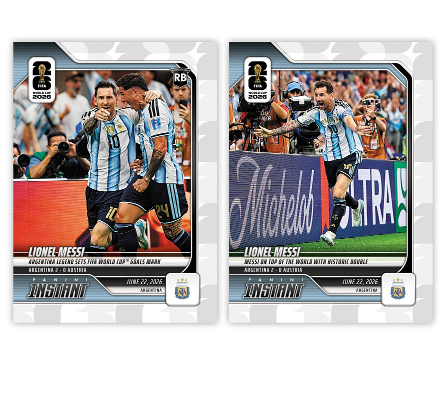 2026 Panini Instant FIFA World Cup #88 & #89 Lionel Messi Argentina — Presale