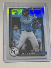 Topps Chrome 2026 Carter Jensen Kansas City Royals RC Rookie #34 Refractor