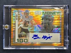 2024 Leaf Metal So Money! Bo Nix 1/1 Pre-Production Proof Auto RC