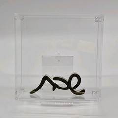 Crystal Clear Acrylic Glass Screwdown napkin Holder Display Case