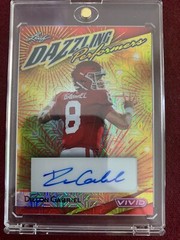 Dillon Gabriel 2024 Leaf Vivid Dazzling Performers Gold Mojo Auto Rookie Card2/8