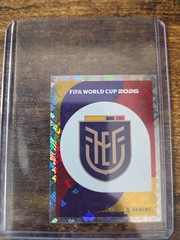 2026 Panini FIFA World Cup Stickers — Ecuador Team Logo Badge Foil #ECU 1